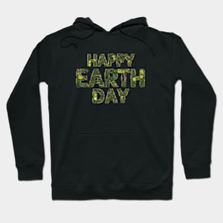 Happy Earth Day Stickers Hoodie
